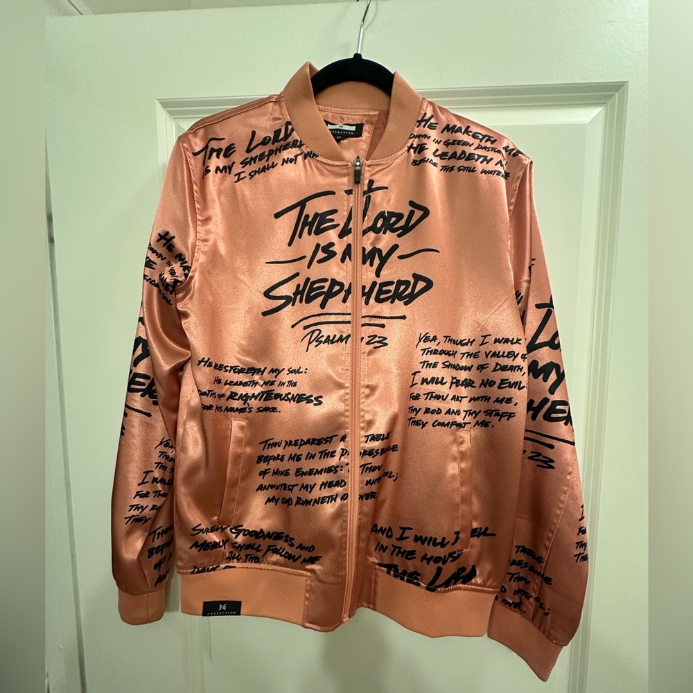 Collection B Pink Varsity Jacket
